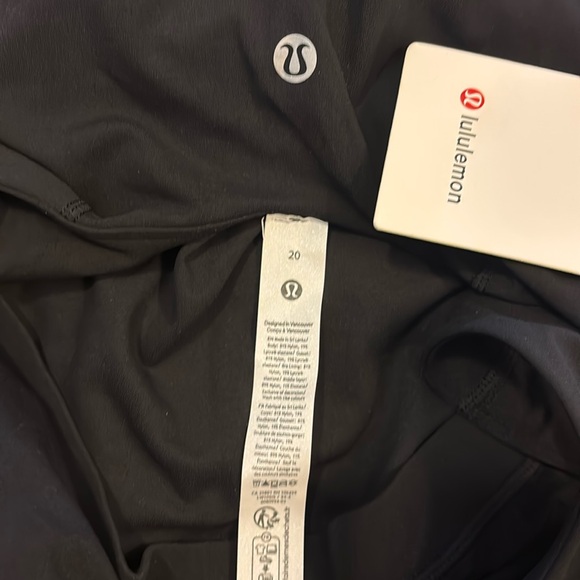 Lululemon Align Bodysuit 25”, Black, Size 20 - Picture 7 of 7